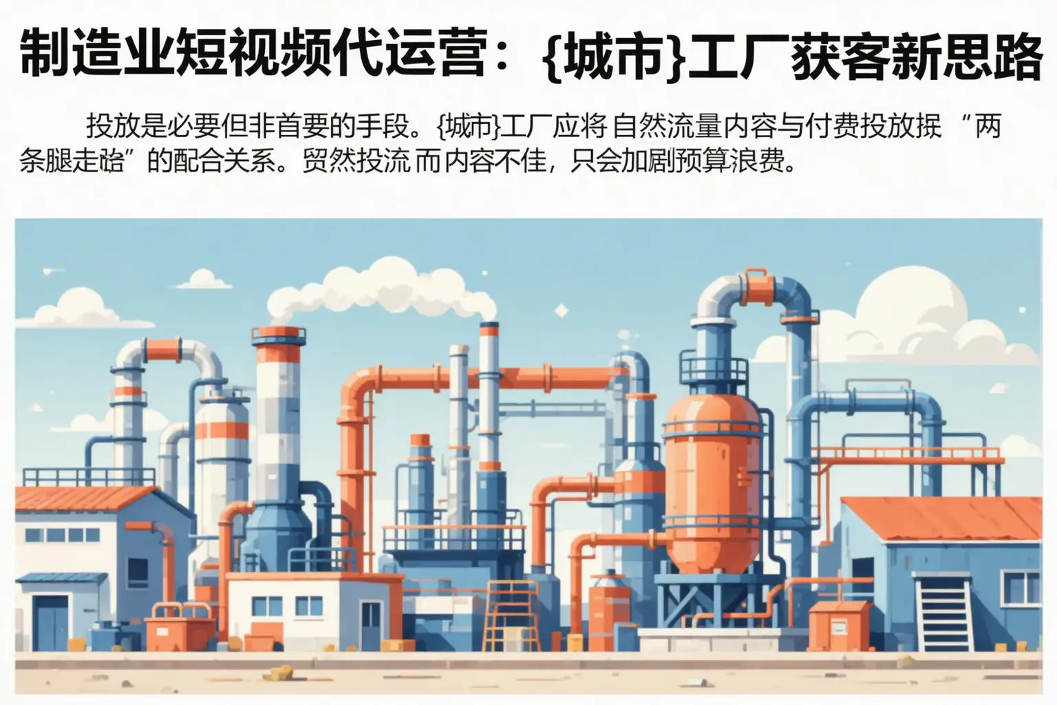制造业短视频代运营：任泽工厂获客新思路